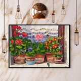 Hummingbird Always Stay Humble And Kind Canvas And Poster, Wall Decor Visual Art