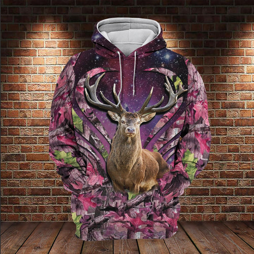 Hunting Gifts Hunting Deer Country Girl All Over Printed US Unisex Size Hoodie