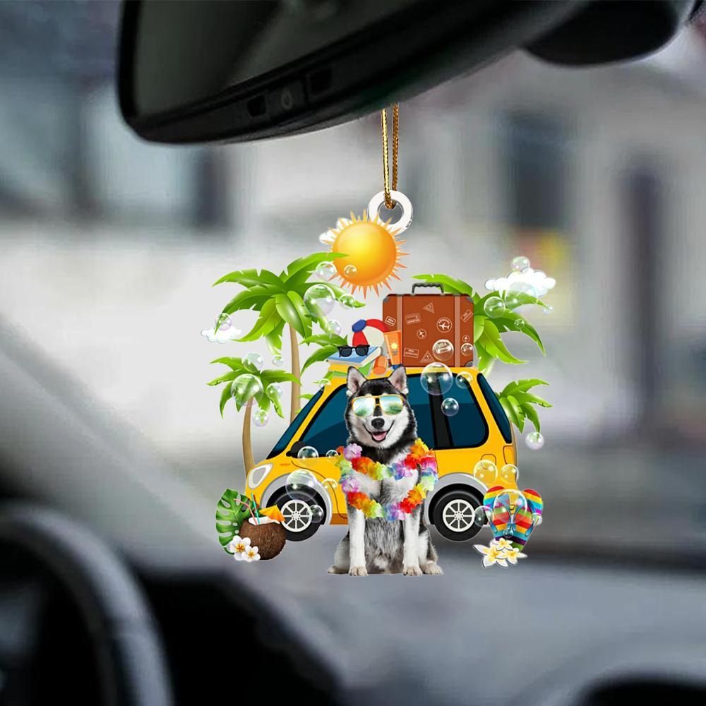 Husky-Nice Summer-Two Sided Ornament