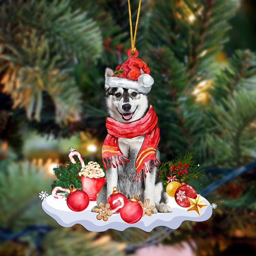 Husky 3-Better Christmas Hanging Ornament