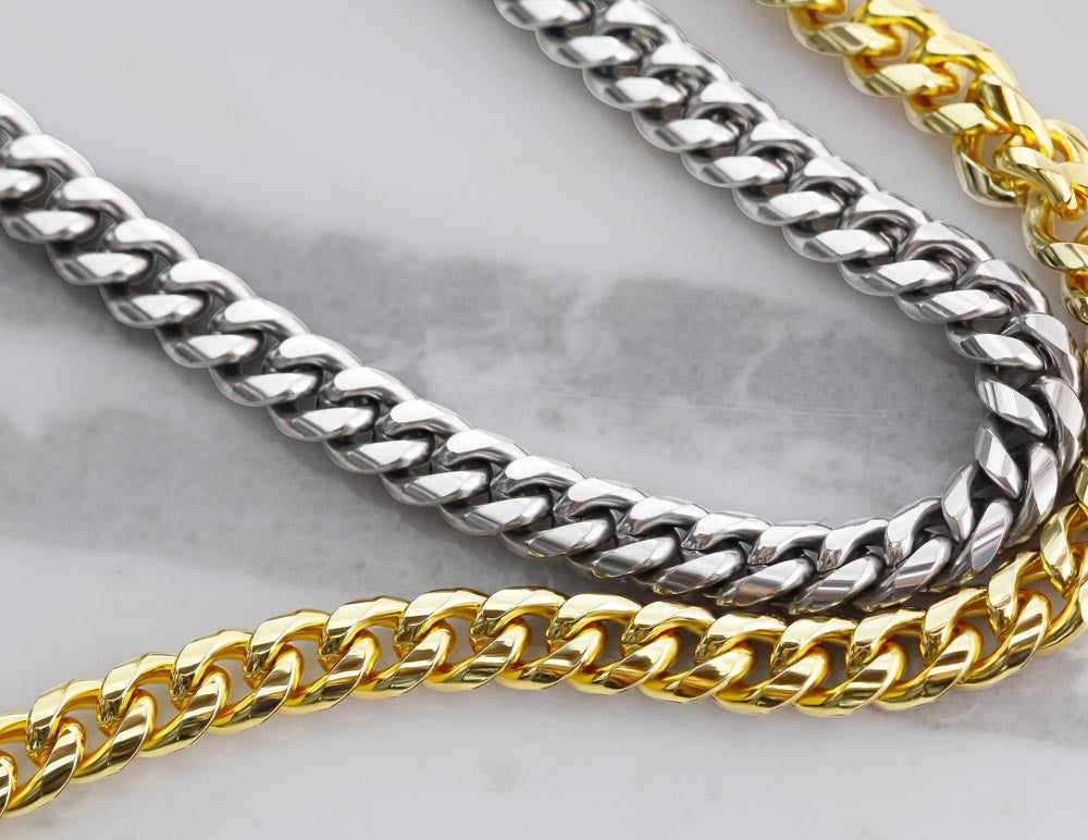 Husband Cuban Link Chain, Gift for Husband Anniversary, Romantic Gift for Him