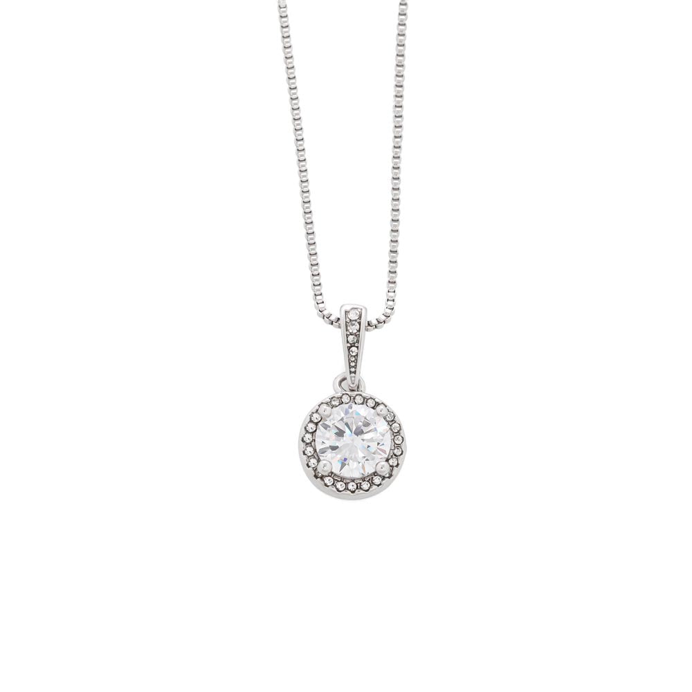 "I See You Next To Me" Sweetheart Wife 17th Wedding Anniversary Necklace Gift From Husband Eternal Hope Pendant Jewelry Box