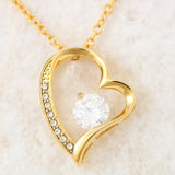 Granddaughter Necklace from Grandma - Necklace Close To Feel My Love, Best Necklace for Granddaughter, Forever Love Necklace