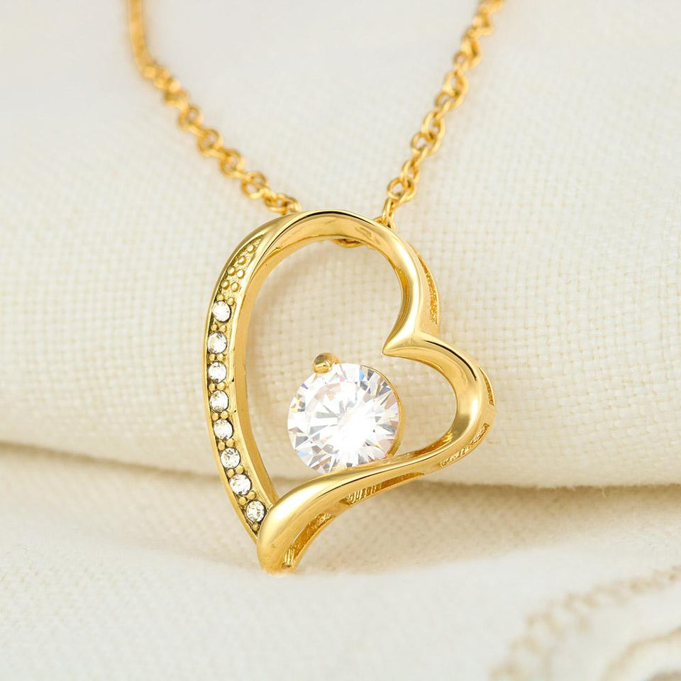 Forever Love Necklace - To My Daughter - Forever Love - You Will Always Have Me Gift For Wife For Mom