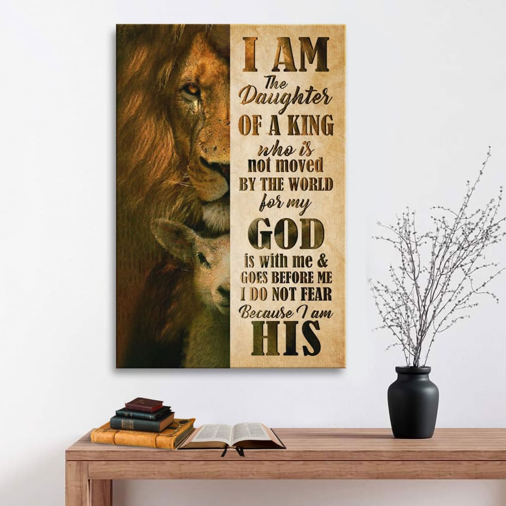 I am the daughter of a King - Matte Canvas