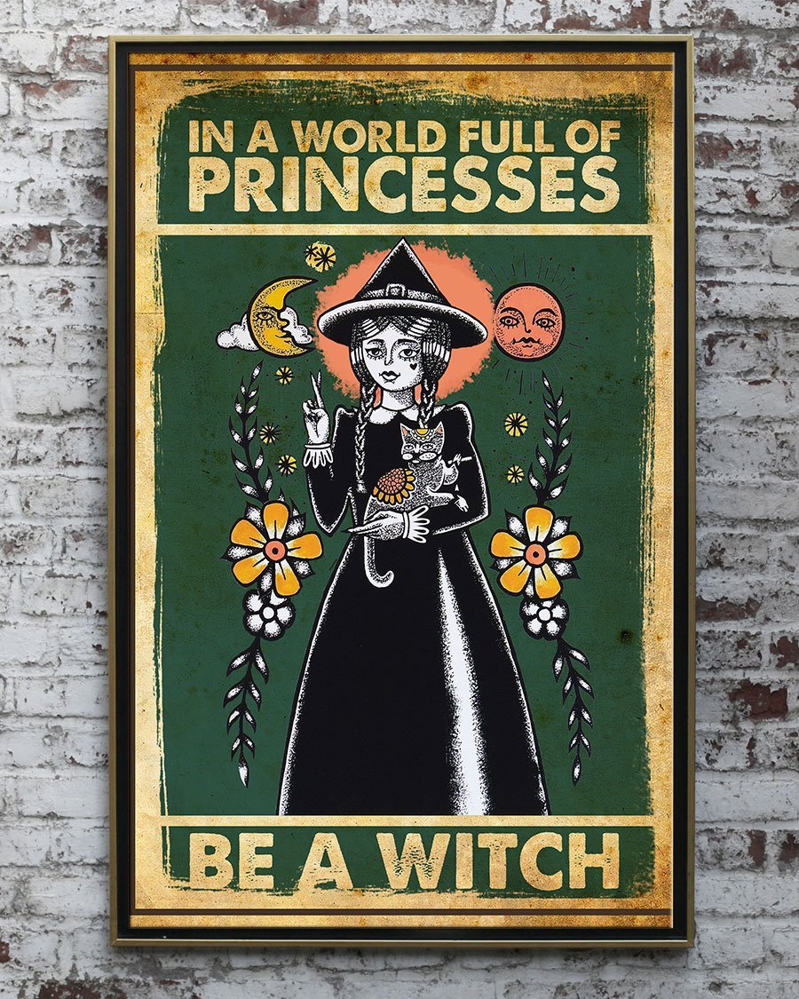 In A Word Full Of Princesses Canvas And Poster, Wall Decor Visual Art