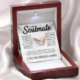 To My Soulmate | To Be Your Last Everything | Interlocking Hearts necklace