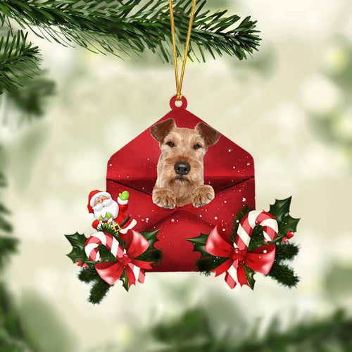 Irish Terrier Christmas Letter Ornament Dog Christmas Decoration