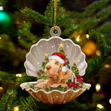 Ornament- Italian Spinone4-Sleeping Pearl in Christmas Two Sided Ornament, Christmas Ornament, Car Ornament