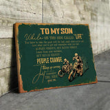 Remember The Ride Goes On Canvas And Poster, Canvas Prints, Wall Decor Visual Art Gift Father's Day