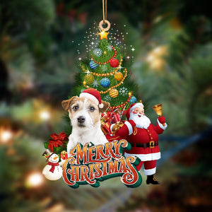 Ornament- Jack Russel Terrier-Christmas Tree&Dog Hanging Ornament, Happy Christmas Ornament, Car Ornament