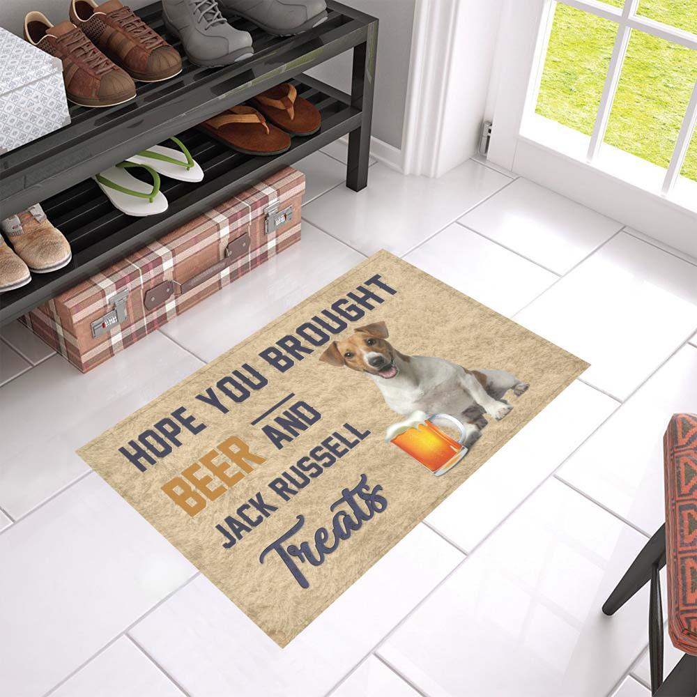 Jack Jussell beer doormat