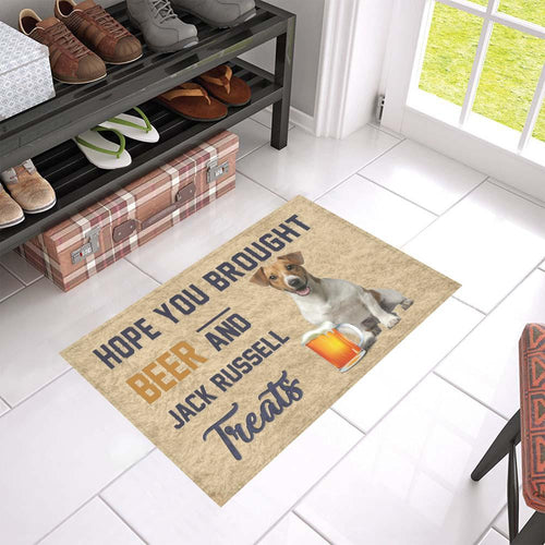 Jack Jussell beer doormat