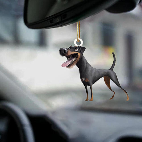 Jagdterrier-Look At Me-Two Sided Ornament