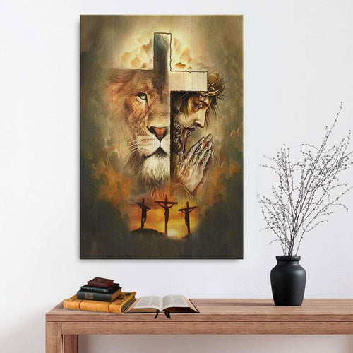 Jesus The Lion of Judah - Matte Canvas