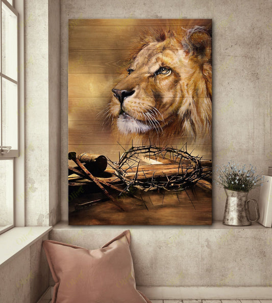 Jesus, Beautiful Lion Easter- Matte Canvas