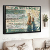 Magic lake, Jesus walking on water, Pretty butterfly, I can only imagine - Jesus Landscape Canvas Prints, Home Decor Wall Art