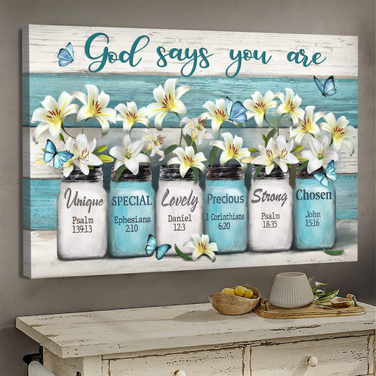 God says you are - Matte Canvas