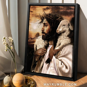 Jesus calls, Beautiful lamb, The life of Jesus, Jesus painting - Jesus Portrait Canvas Prints, Home Decor Wall Art