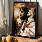 Jesus calls, Beautiful lamb, The life of Jesus, Jesus painting - Jesus Portrait Canvas Prints, Home Decor Wall Art