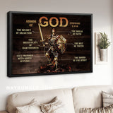 Stunning warrior, Jesus painting, Armor of God - Jesus Landscape Canvas Prints, Home Decor Wall Art