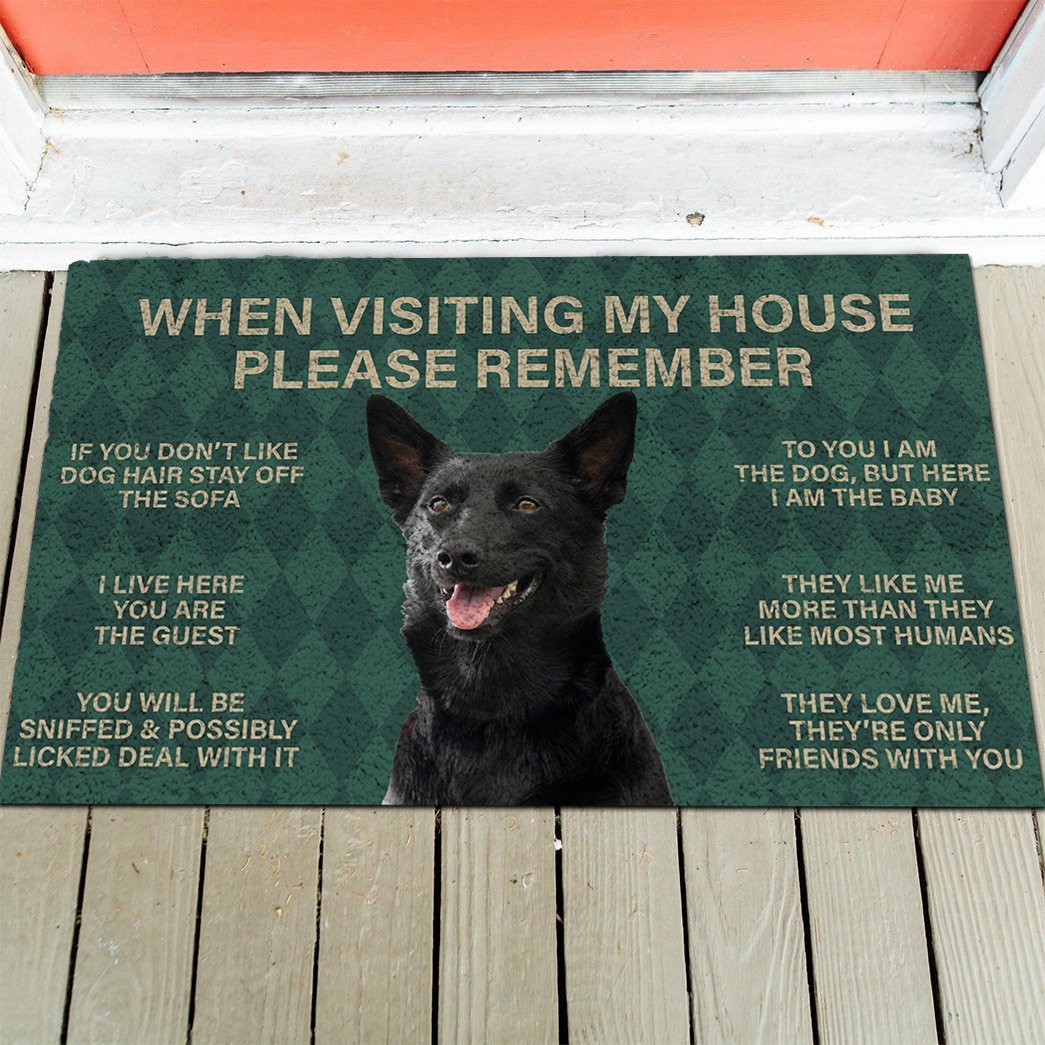 Kelpie's Rules Doormat
