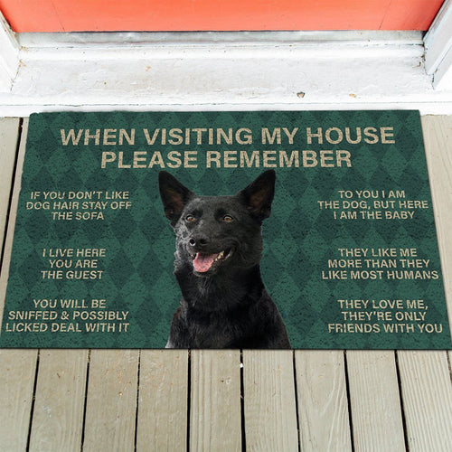 Kelpie's Rules Doormat