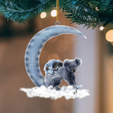 Godmerch- Ornament- Koala Blue Moon Hanging Ornament Dog Ornament, Car Ornament, Christmas Ornament