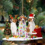 Ornament- Kooikerhondje-Christmas Dog Friends Hanging Ornament, Happy Christmas Ornament, Car Ornament