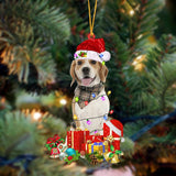 Ornament- LEMON Beagle-Dog Be Christmas Tree Hanging Ornament, Happy Christmas Ornament, Car Ornament