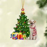 Labrador 2-Christmas Star Hanging Ornament