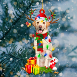 Labrador Christmas Shape Ornament