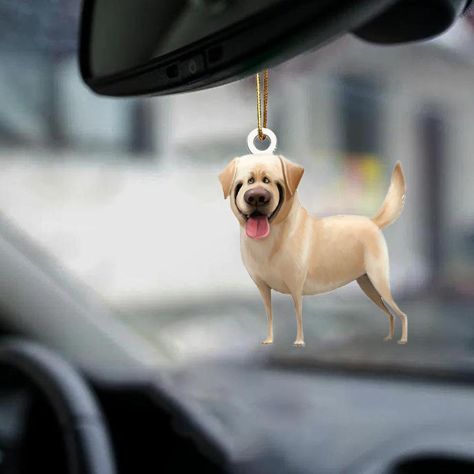 Labrador Retriever-Look At Me-Two Sided Ornament