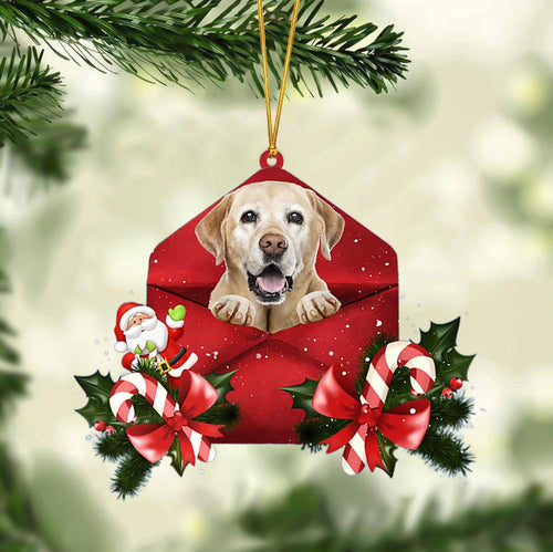 Labrador Retriever Christmas Letter Ornament Dog Christmas Decoration