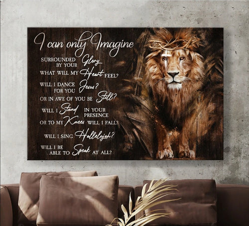 Crown of thorns I can only imagine The great lion - Matte Canvas