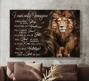 Crown of thorns I can only imagine The great lion - Matte Canvas