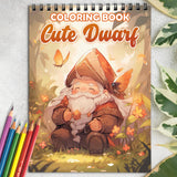 Cute Dwarf Coloring Book