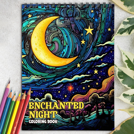 Enchanted Night Coloring Book