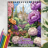 Dream Garden Spiral Coloring Book: 30 Enchanting Coloring Pages for Nature Lovers to Unleash Their Creative Expression