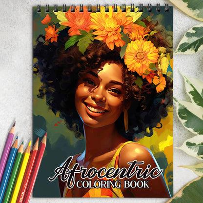 Afrocentric Coloring Book: Unleash Your Creativity with 30 Vibrant Coloring Pages, Showcasing the Beauty and Richness of Afrocentric Culture