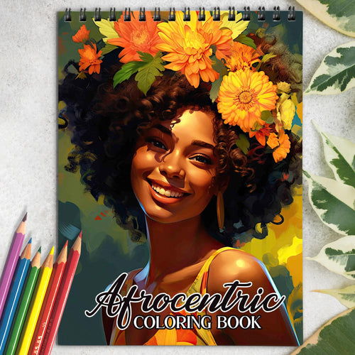 Afrocentric Coloring Book: Unleash Your Creativity with 30 Vibrant Coloring Pages, Showcasing the Beauty and Richness of Afrocentric Culture