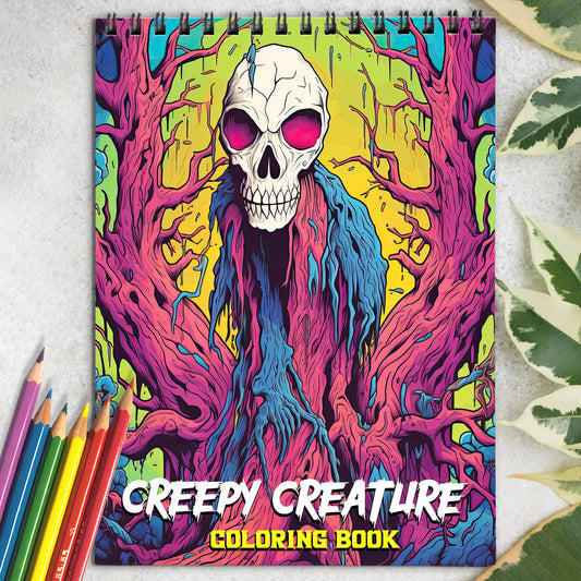 Creepy Creature Coloring Book