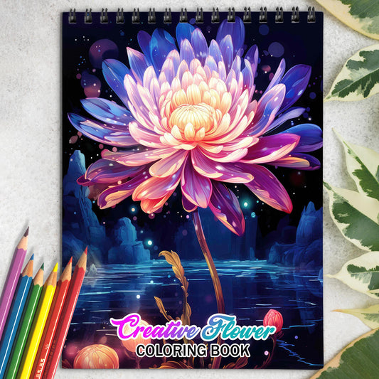 Creative Flower Coloring Book