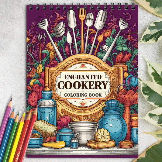 Enchanted Cookery Coloring Book