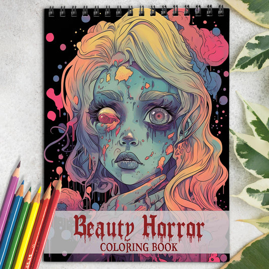 Beauty Horror Coloring Book