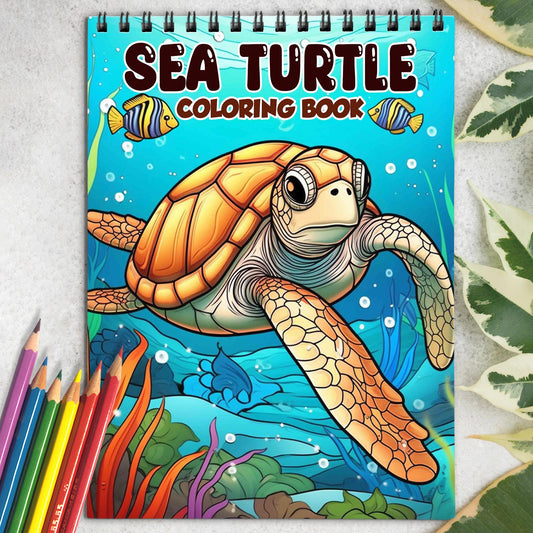 Sea Turtle Coloring Book