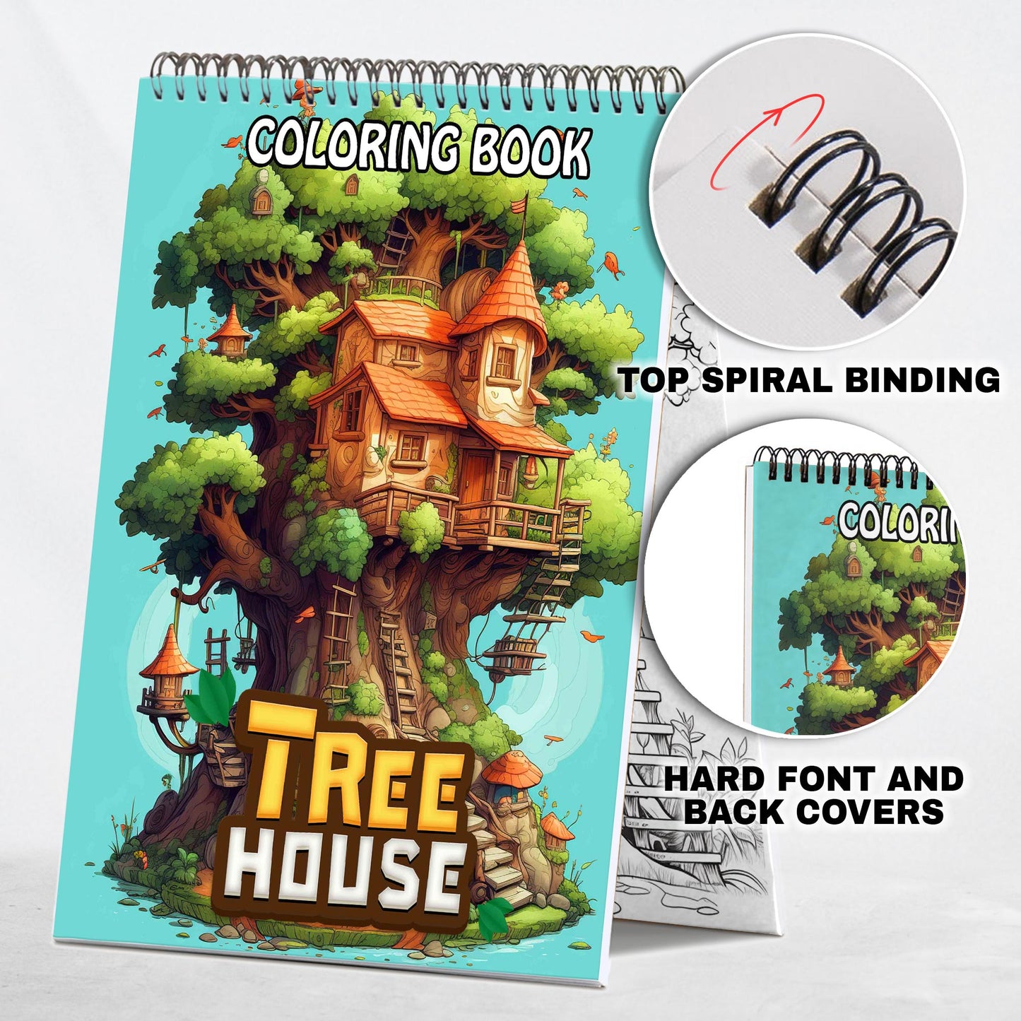 Tree House Coloring Book