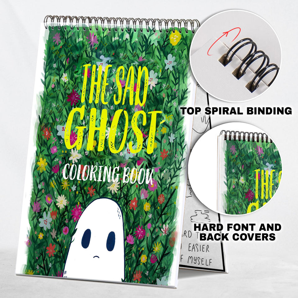 The Sad Ghost Coloring Book