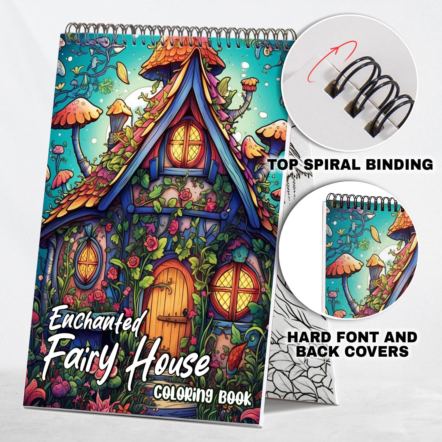 Enchanted Fairy House Coloring Book