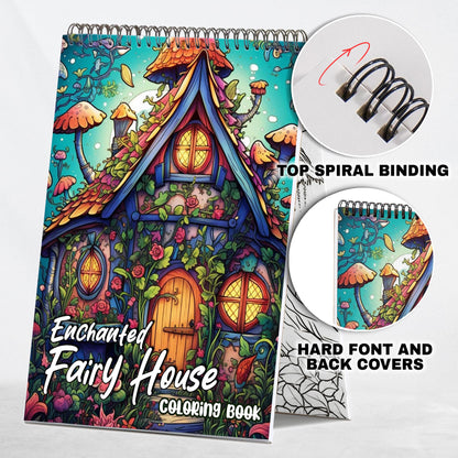 Enchanted Fairy House Coloring Book
